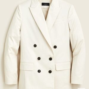 Double-breasted Alfie blazer in lightweight chino